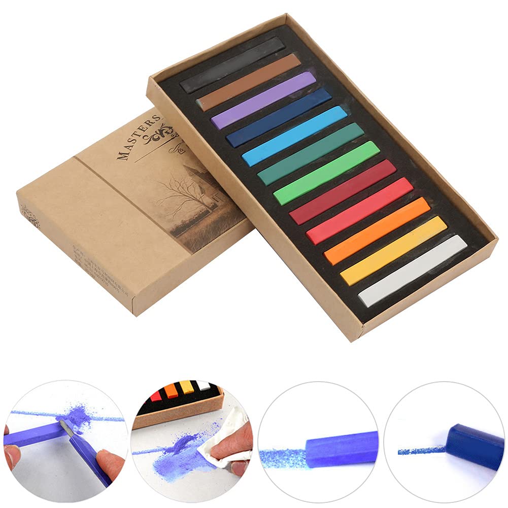 Amazon.co.jp: スクエアアーティストパステル 24 36 48 アソート